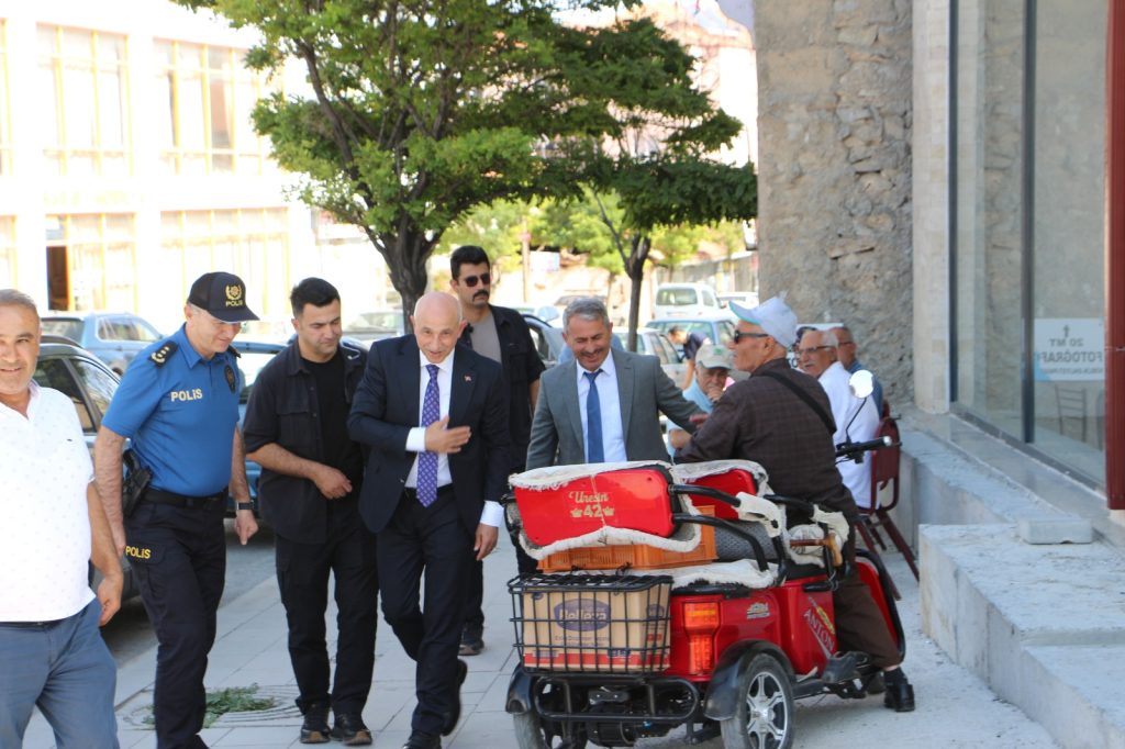 Konya İl Emniyet Müdürü Maksut Yüksek Yunak İlçesini Ziyaret Etti