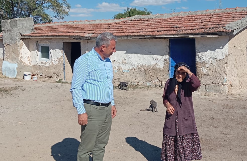 Başkan Günaltay’dan 97 Yaşındaki Meryem Nineye Doğum Gününde Sürpriz Ziyaret