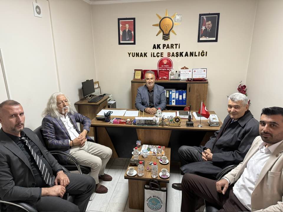 TURÇEVDER’den AK Parti Yunak İlçe Başkanlığına Nezaket Ziyareti
