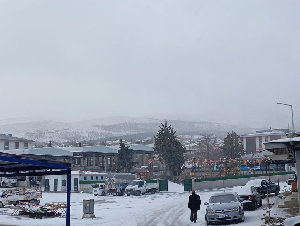 Yunak’ta Kar Bereketi